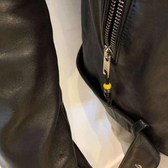 BLK DNM Leather Jacket Size M (38-40) - Picture 5 of 5